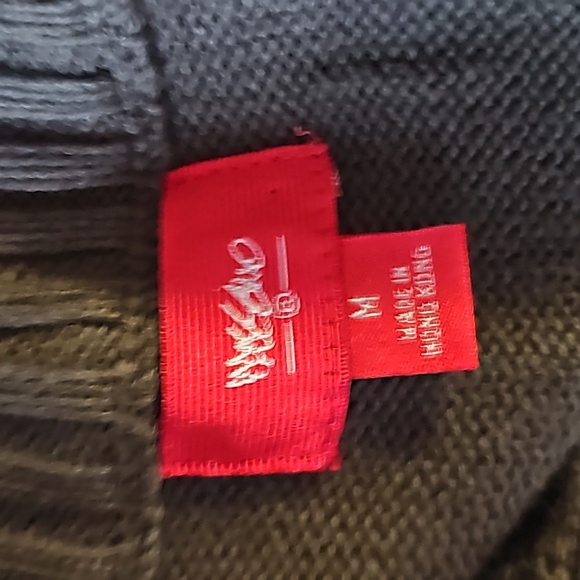 Mossimo Olive Green Zipper Sweater Size M - Picture 6 of 8